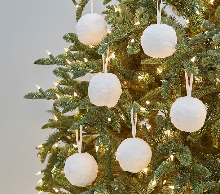 Shatterproof Sherpa Ornaments, Set of 6