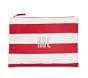 Mark &amp; Graham x pbk Red Rugby Stripe Wet/Dry Bag