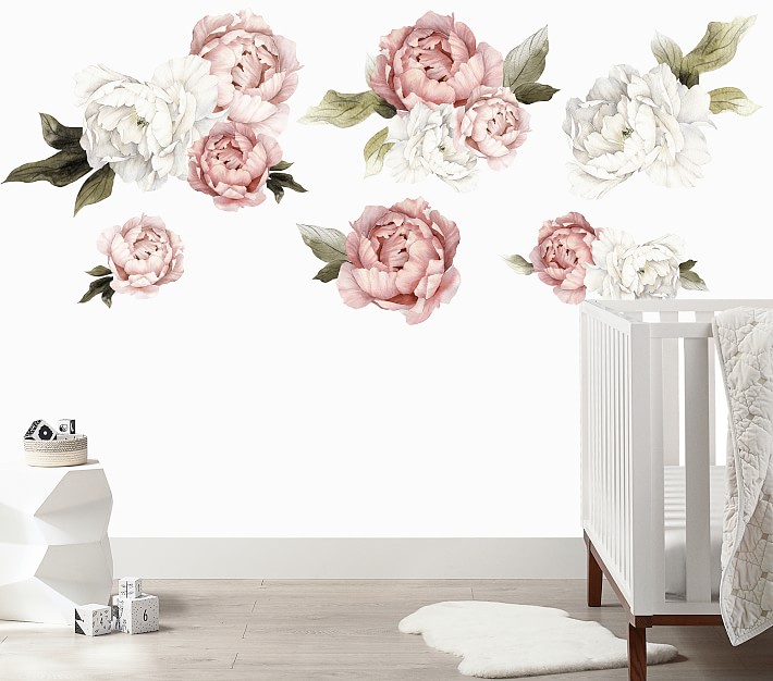 Urbanwalls Blushing Peonies Wall Decals