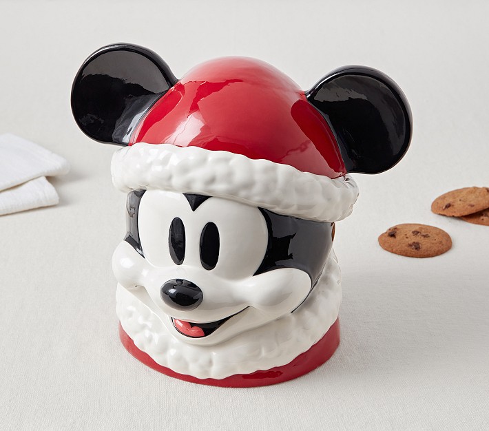 Disney Mickey Mouse Santa Cookie Jar