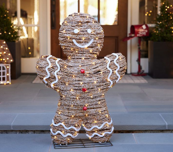 Snowman Gingerbread light up on sale House