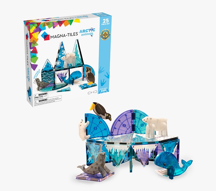 MAGNA-TILES® Arctic Animals 25-Piece Magnetic Construction Set ...