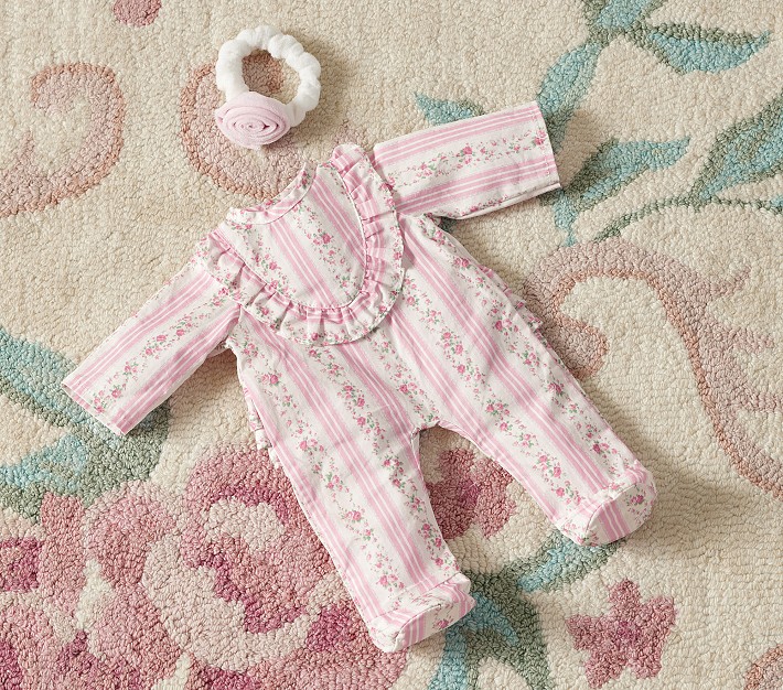 LoveShackFancy Baby Doll Ruffle Pajama Outfit