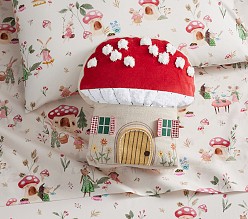 Mushroom House Pillow