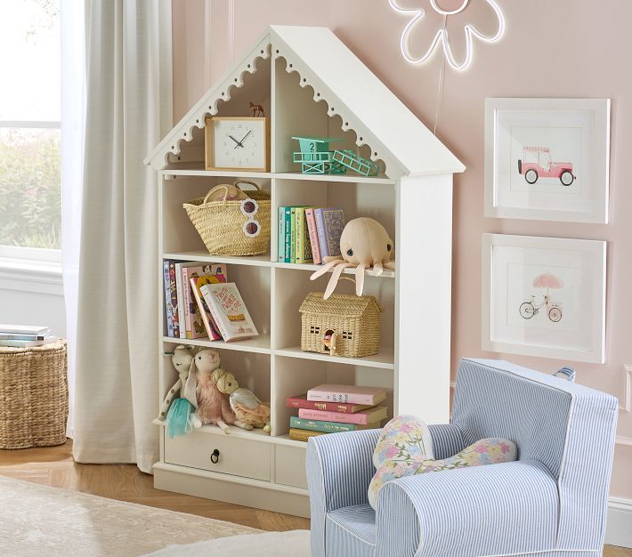 Asda dolls house bookcase discount