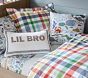 Landon Plaid Organic Duvet Cover &amp; Shams