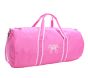 Mackenzie Bright Pink Solid Large Duffle Bag