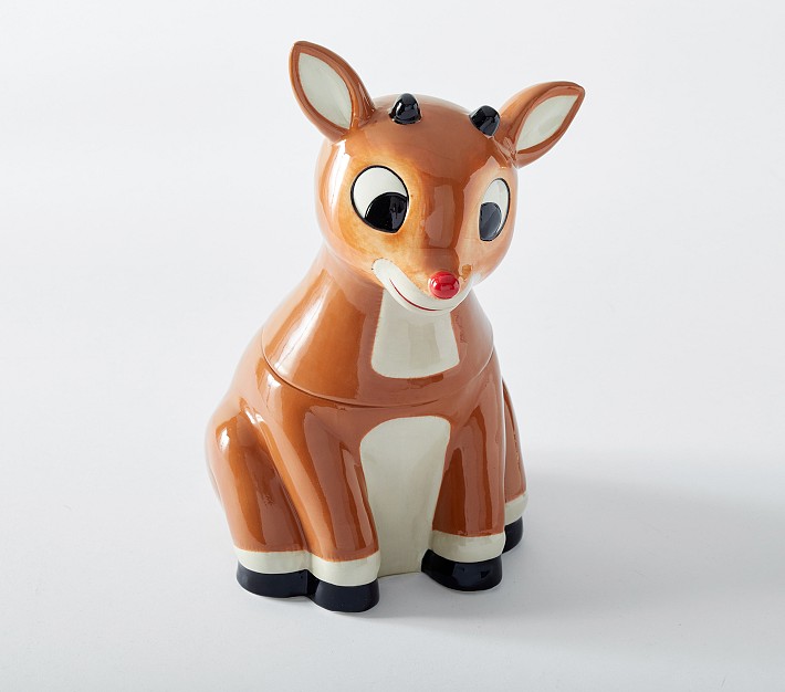 Rudolph&#174; Ceramic Cookie Jar