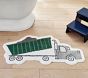 Busy Trucks Towel Bath Set - Towels, Shower Curtain, Bath Mat