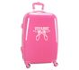 Mackenzie Bright Pink Solid Hard-Sided Spinner Luggage