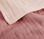 Two-Tone Organic Muslin Towel Set of 2