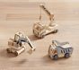 Wooden Construction Trucks, Set of 3