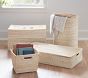 Open Box:  Quinn White Washed Hamper