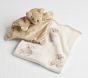 St. Jude Teddy Bear Intarsia Baby Blanket &amp; Thumbie Gift Set