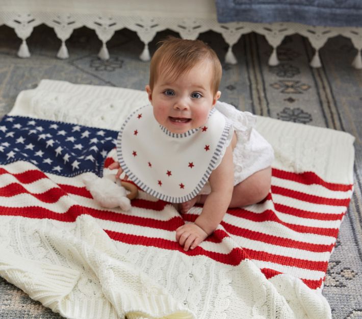 American Flag Wall Hanging - outlets Baby Blanket 35X50