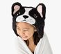 Pippa Frenchie Faux Fur Kid Hooded Towel