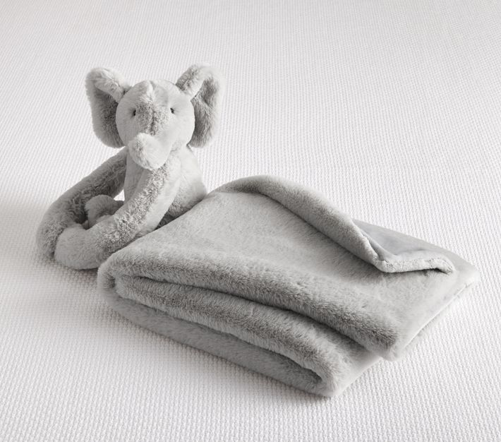 Stuffed animal and blanket set sale