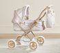 Winter Filagree Doll Pram Stroller