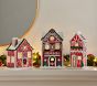 Clay Light-Up Mantel Village Houses