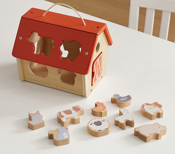 Pottery barn wooden toys on sale