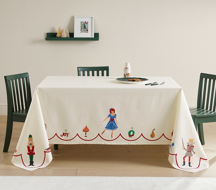 Rifle Paper Co. Christmas Wipeable Tablecloth