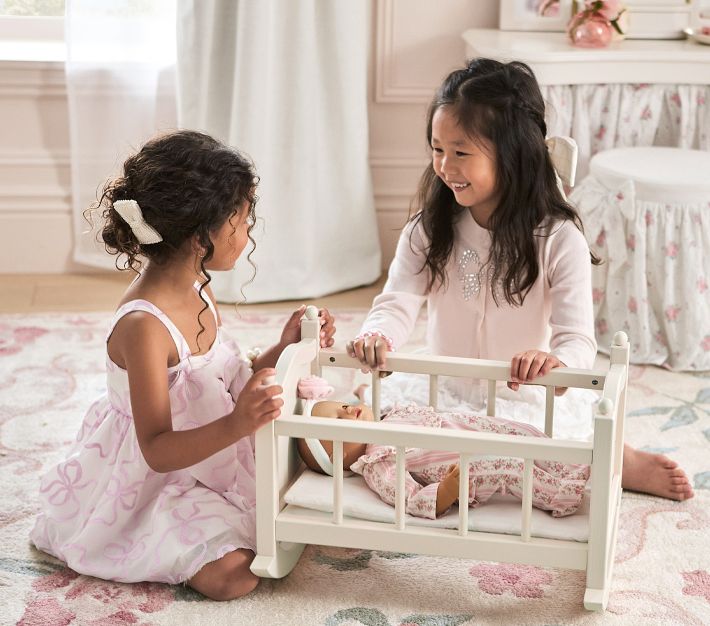 Pottery barn baby doll crib online