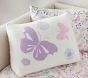 Butterfly Fuzzy Throw Blanket &amp; Wedge Pillow Set