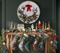 Rifle Paper Co. Nutcracker Embroidered Velvet Christmas Stocking Collection