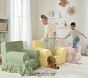 Kids Anywhere Chair&#174;, Trellis Ruffle Sage Slipcover Only