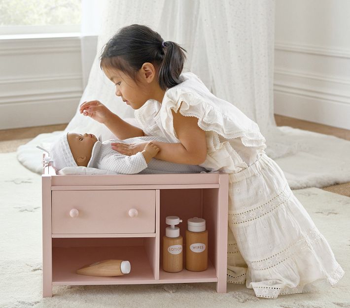 Baby doll changing table and care center best sale