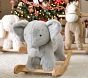 Elephant Critter Plush Nursery Rocker