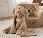 Faux-Fur Labradoodle Baby Hooded Towel