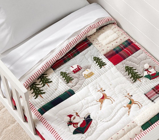 Christmas Crib Sheets Pottery Barn Kids