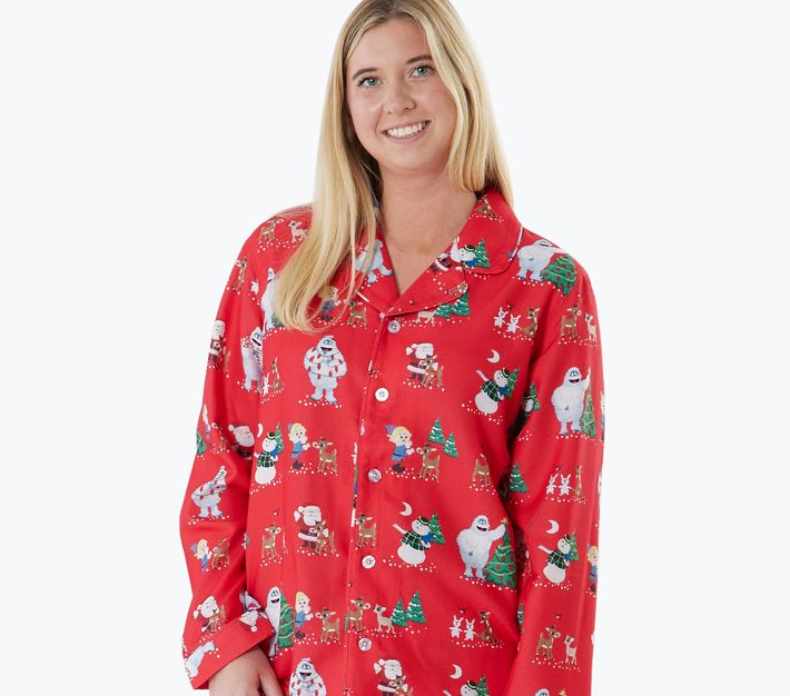 Rudolph Adult Flannel Pajama Set