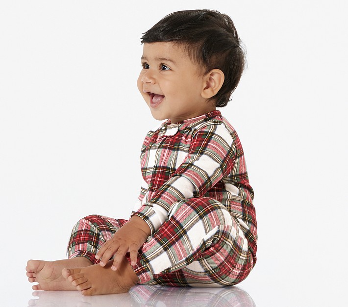 Stewart Plaid Organic Cotton Baby Pajama