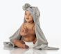 Faux-Fur Dog Baby Hooded Towel