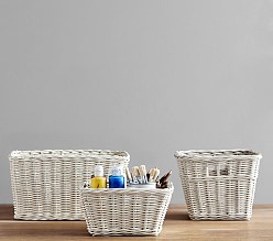 Simply White Sabrina Basket Collection