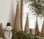 Jute Christmas Trees, Set Of 2