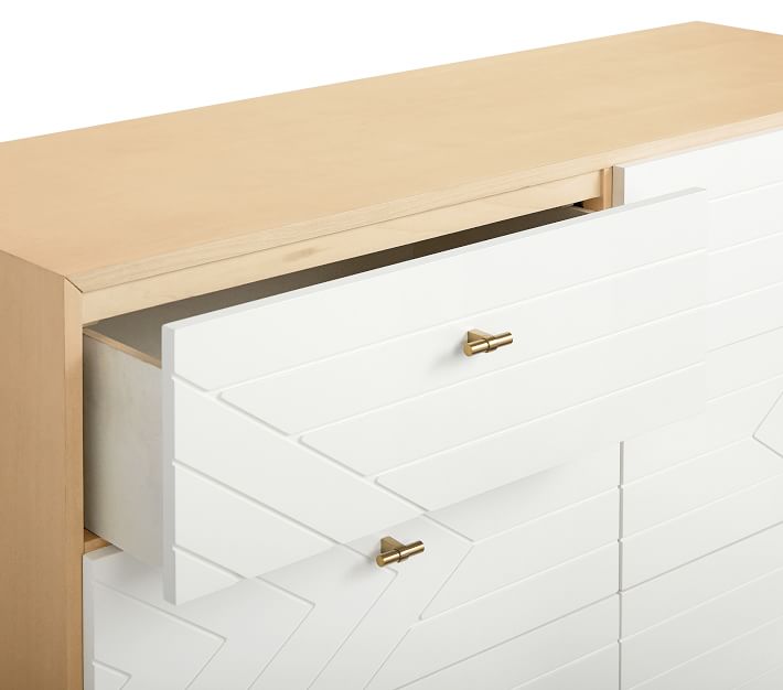 Cora 6 Drawer Dresser Topper Set 56w x 20d Pottery Barn Kids