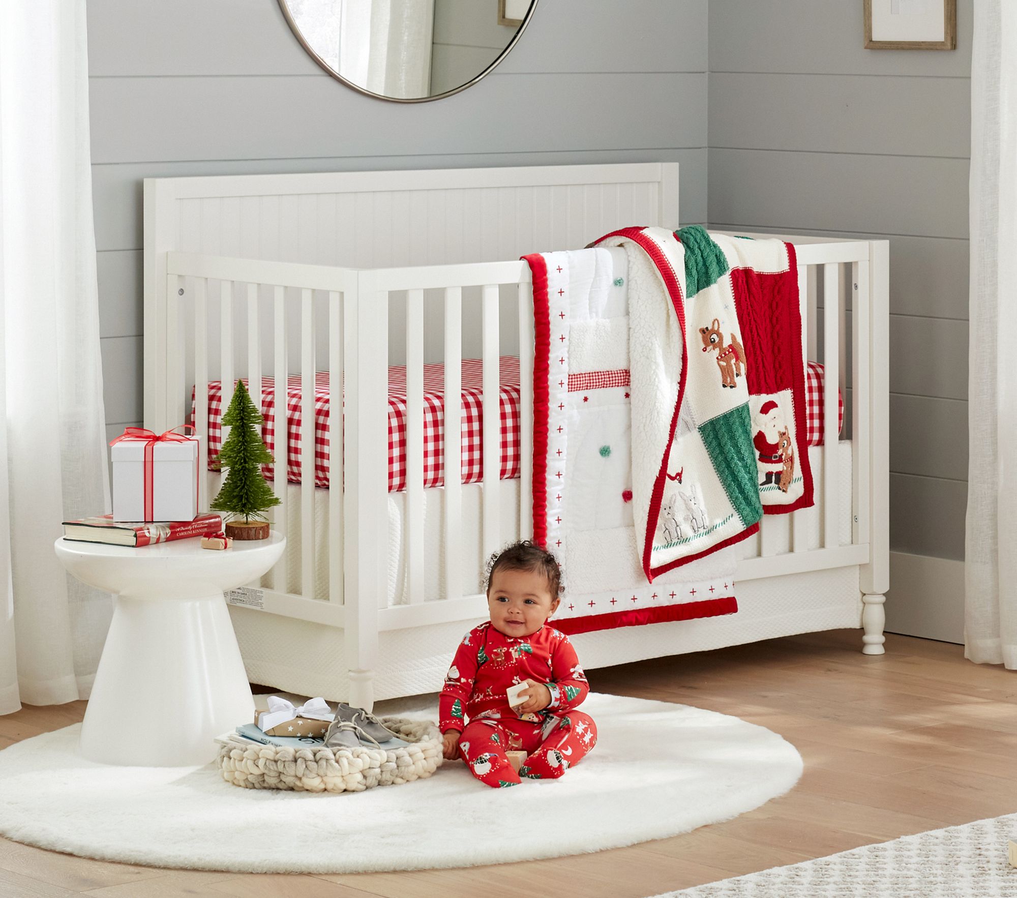 Alt image 2 for Rudolph® Baby Blanket