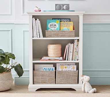 Pottery barn small bookshelf discount