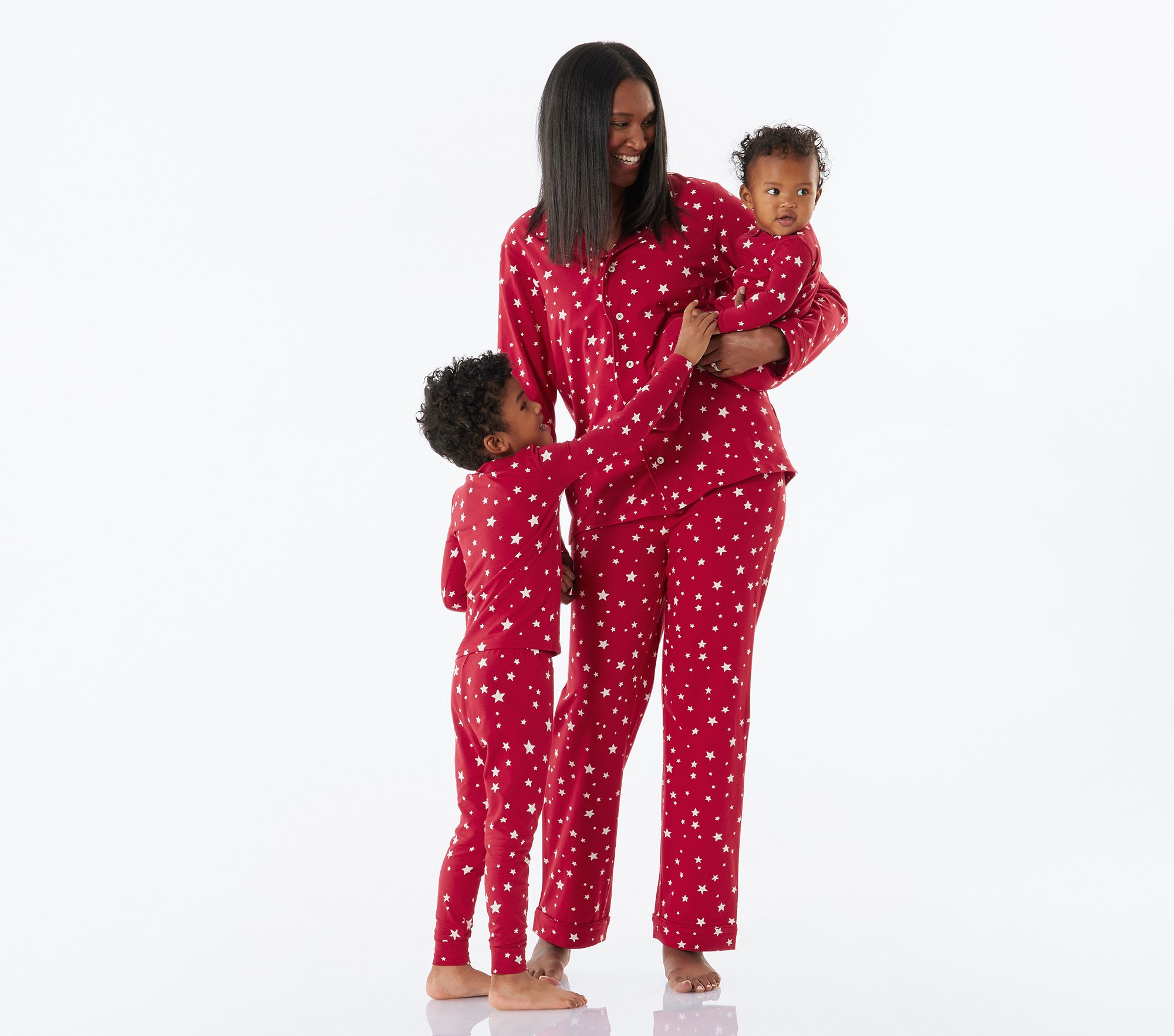 Alt image 1 for Silky Modal Starry Skies Family Pajama Collection