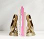 Ballet Slipper Gold Bookends