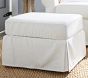 Comfort Slipcovered Ottoman