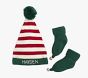 Elf Hat and Bootie Set