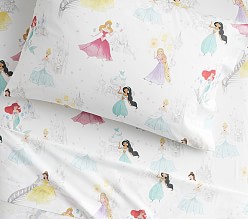 Pottery Barn Kids Disney Princess hot Full/Queen Duvet Cover and Pillow Sham