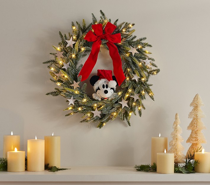 Disney Mickey Mouse Light Up Christmas Wreath