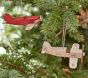 Personalized Wooden Airplane Ornaments