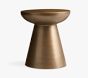 Collins Side Table, Antique Bronze, In-Home Delivery