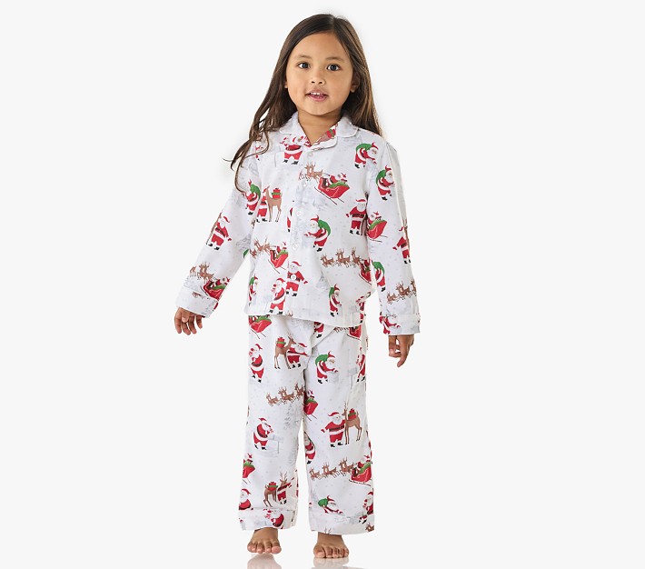 Heritage Santa Flannel Pajama Set